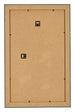 Bilderrahmen 30x50cm Schwarz Silber Poliert MDF Pisa Ruckseite | Yourdecoration.at