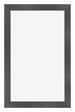 Bilderrahmen 30x50cm Schwarz Silber Poliert MDF Pisa Vorne | Yourdecoration.at