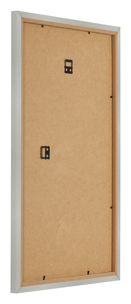 Bilderrahmen 30x50cm Silber Matt MDF Bologna Ruckseite Schrag | Yourdecoration.at