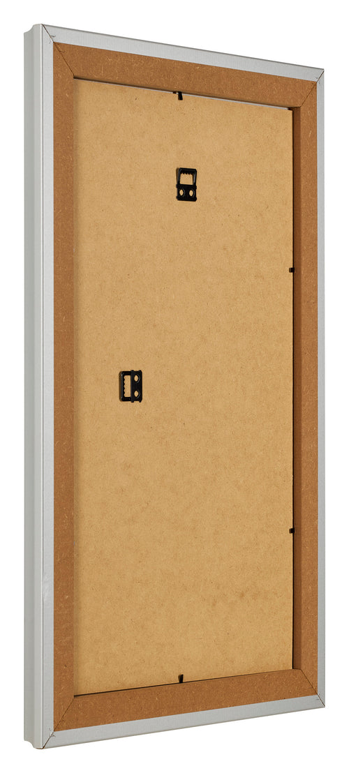 Bilderrahmen 30x50cm Silber Matt MDF Lazio Ruckseite Schrag | Yourdecoration.at