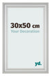 Bilderrahmen 30x50cm Silber Matt MDF Lazio Vorne Messe | Yourdecoration.at