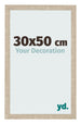Bilderrahmen 30x50cm Sonoma Eiche MDF Bologna Vorne Messe | Yourdecoration.at