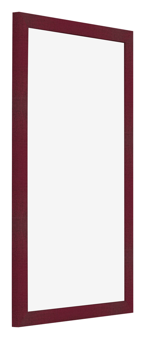 Bilderrahmen 30x50cm Weinrot Gewischt MDF Bologna Vorne Schrag | Yourdecoration.at