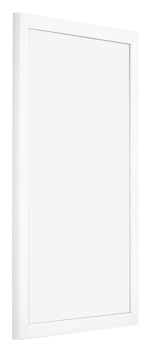 Bilderrahmen 30x50cm Weiss Matt MDF Bologna Vorne Schrag | Yourdecoration.at