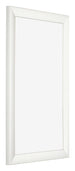 Bilderrahmen 30x50cm Weiß Vintage MDF Pisa Vorne Schrag | Yourdecoration.at