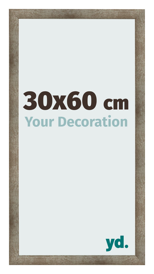 Bilderrahmen 30x60 cm Metall Vintage MDF Bologna Vorne Messe | Yourdecoration.at