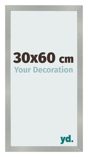 Bilderrahmen 30x60cm Aluminium Gebürstet MDF Bologna Vorne Messe | Yourdecoration.at
