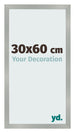 Bilderrahmen 30x60cm Aluminium Gebürstet MDF Bologna Vorne Messe | Yourdecoration.at