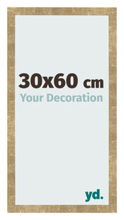 Bilderrahmen 30x60cm Gold Antik MDF Bologna Vorne Messe | Yourdecoration.at