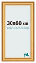 Bilderrahmen 30x60cm Gold Matt MDF Lazio Vorne Messe | Yourdecoration.at