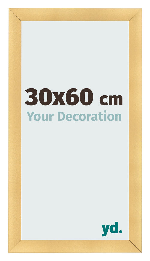 Bilderrahmen 30x60cm Gold Vintage MDF Pisa Vorne Messe | Yourdecoration.at