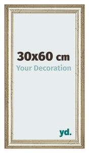 Bilderrahmen 30x60cm Metallglanz MDF Lazio Vorne Messe | Yourdecoration.at