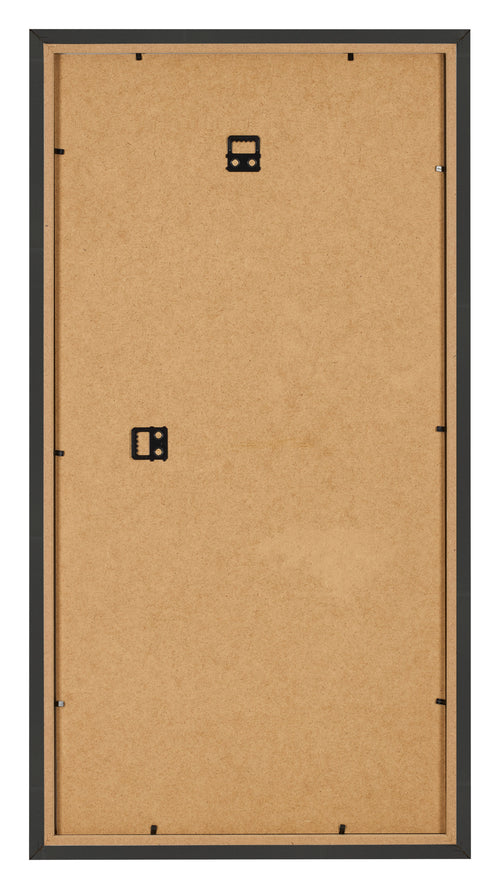 Bilderrahmen 30x60cm Schwarz Gemasert MDF Bologna Ruckseite | Yourdecoration.at