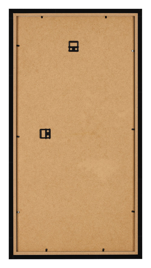 Bilderrahmen 30x60cm Schwarz Hochglanz MDF Bologna Ruckseite | Yourdecoration.at