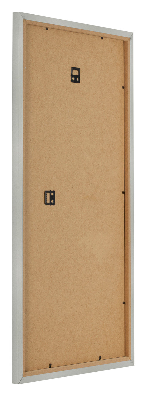 Bilderrahmen 30x60cm Silber Matt MDF Bologna Ruckseite Schrag | Yourdecoration.at