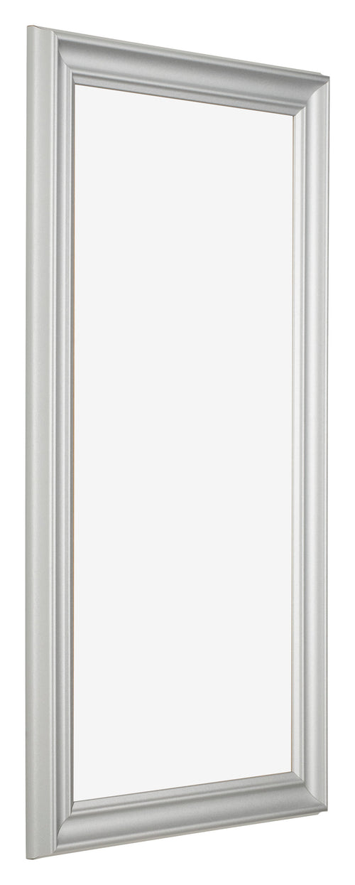 Bilderrahmen 30x60cm Silber Matt MDF Lazio Vorne Schrag | Yourdecoration.at