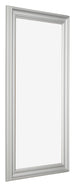Bilderrahmen 30x60cm Silber Matt MDF Lazio Vorne Schrag | Yourdecoration.at