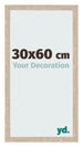 Bilderrahmen 30x60cm Sonoma Eiche MDF Bologna Vorne Messe | Yourdecoration.at