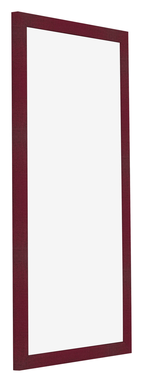 Bilderrahmen 30x60cm Weinrot Gewischt MDF Bologna Vorne Schrag | Yourdecoration.at