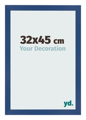 Bilderrahmen 32x45 cm Dunkelblau MDF Bologna Vorne Messe | Yourdecoration.at