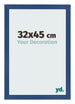 Bilderrahmen 32x45 cm Dunkelblau MDF Bologna Vorne Messe | Yourdecoration.at