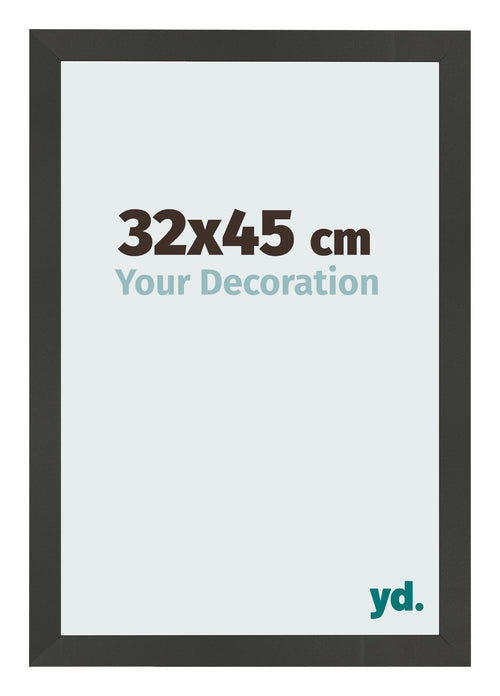 Bilderrahmen 32x45cm Antrazit MDF Bologna Vorne Messe | Yourdecoration.at