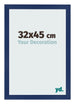 Bilderrahmen 32x45cm Dunkelblau Gewischt MDF Bologna Vorne Messe | Yourdecoration.at