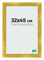 Bilderrahmen 32x45cm Gold Vintage MDF Pisa Vorne Messe | Yourdecoration.at