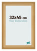 Bilderrahmen 32x45cm Kiefer Gemasert MDF Lazio Vorne Messe | Yourdecoration.at