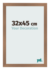 Bilderrahmen 32x45cm Kupfer Dekor MDF Bologna Vorne Messe | Yourdecoration.at