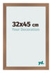 Bilderrahmen 32x45cm Kupfer Dekor MDF Bologna Vorne Messe | Yourdecoration.at