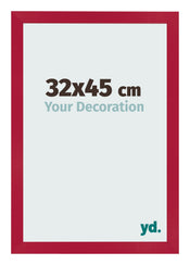 Bilderrahmen 32x45cm Rot MDF Bologna Vorne Messe | Yourdecoration.at