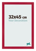 Bilderrahmen 32x45cm Rot MDF Bologna Vorne Messe | Yourdecoration.at