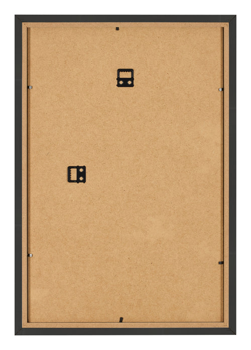 Bilderrahmen 32x45cm Schwarz Gemasert MDF Bologna Ruckseite | Yourdecoration.at
