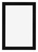 Bilderrahmen 32x45cm Schwarz Silber Poliert MDF Pisa Vorne | Yourdecoration.at