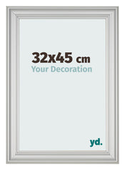 Bilderrahmen 32x45cm Silber Matt MDF Lazio Vorne Messe | Yourdecoration.at