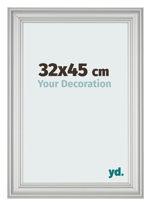 Bilderrahmen 32x45cm Silber Matt MDF Lazio Vorne Messe | Yourdecoration.at