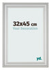 Bilderrahmen 32x45cm Silber Matt MDF Lazio Vorne Messe | Yourdecoration.at