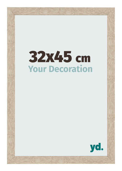 Bilderrahmen 32x45cm Sonoma Eiche MDF Bologna Vorne Messe | Yourdecoration.at