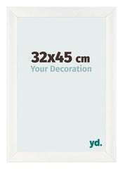 Bilderrahmen 32x45cm Weiß Vintage MDF Pisa Vorne Messe | Yourdecoration.at