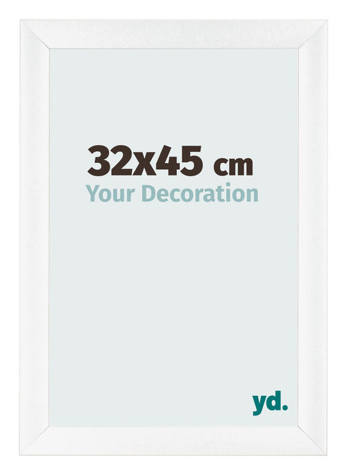 Bilderrahmen 32x45cm Weiß Vintage MDF Pisa Vorne Messe | Yourdecoration.at