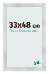 Bilderrahmen 33x48cm Aluminium Gebürstet MDF Pisa Vorne Messe | Yourdecoration.at