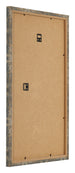 Bilderrahmen 33x48cm Blau Gold Meliert MDF Bologna Ruckseite Schrag | Yourdecoration.at