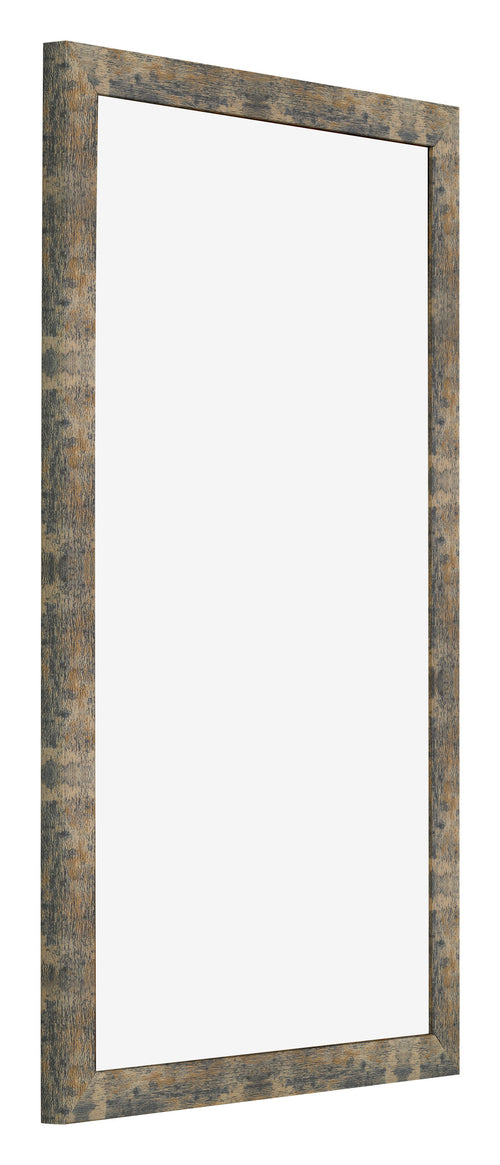 Bilderrahmen 33x48cm Blau Gold Meliert MDF Bologna Vorne Schrag | Yourdecoration.at
