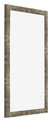 Bilderrahmen 33x48cm Blau Gold Meliert MDF Bologna Vorne Schrag | Yourdecoration.at