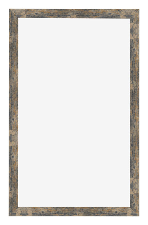 Bilderrahmen 33x48cm Blau Gold Meliert MDF Bologna Vorne | Yourdecoration.at