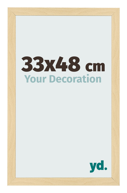 Bilderrahmen 33x48cm Buche Dekor MDF Bologna Vorne Messe | Yourdecoration.at