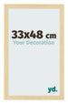 Bilderrahmen 33x48cm Buche Dekor MDF Bologna Vorne Messe | Yourdecoration.at