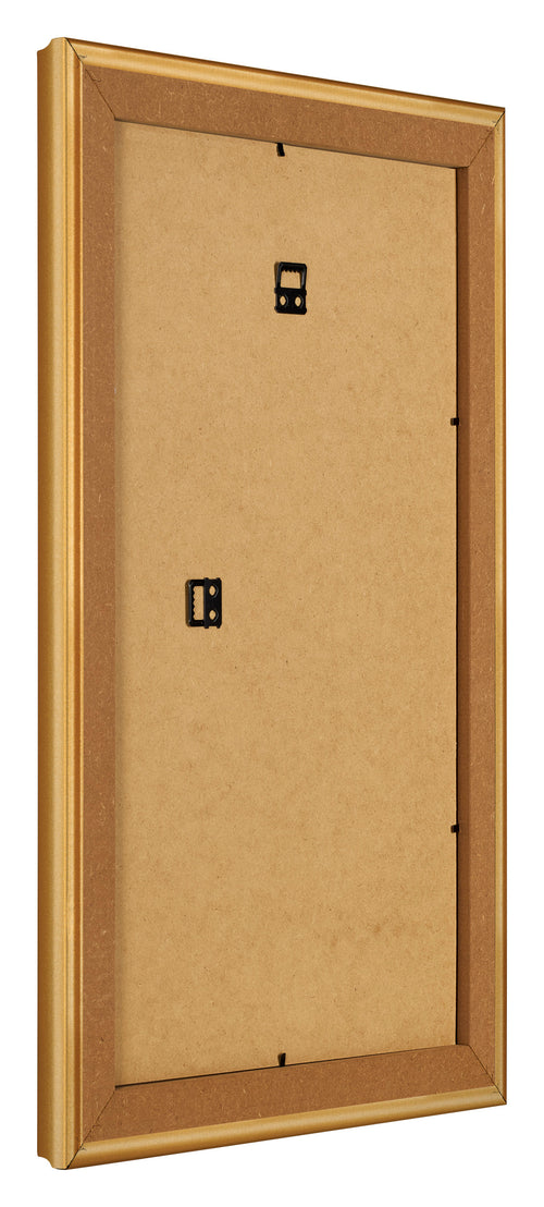Bilderrahmen 33x48cm Gold Matt MDF Lazio Ruckseite Schrag | Yourdecoration.at
