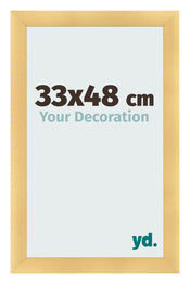 Bilderrahmen 33x48cm Gold Vintage MDF Pisa Vorne Messe | Yourdecoration.at